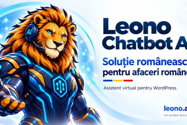 Leono: chatbotul AI în limba română care preia conversațiile clienților pe orice site WordPress